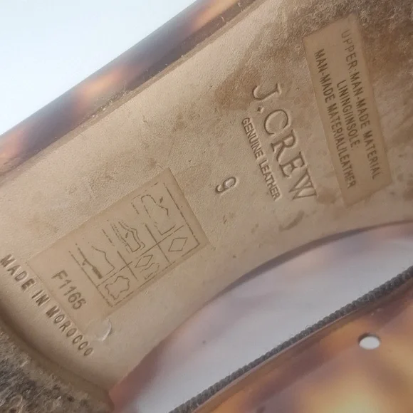 J. Crew Gemma tortoise flats Size 9 - Picture 11 of 12